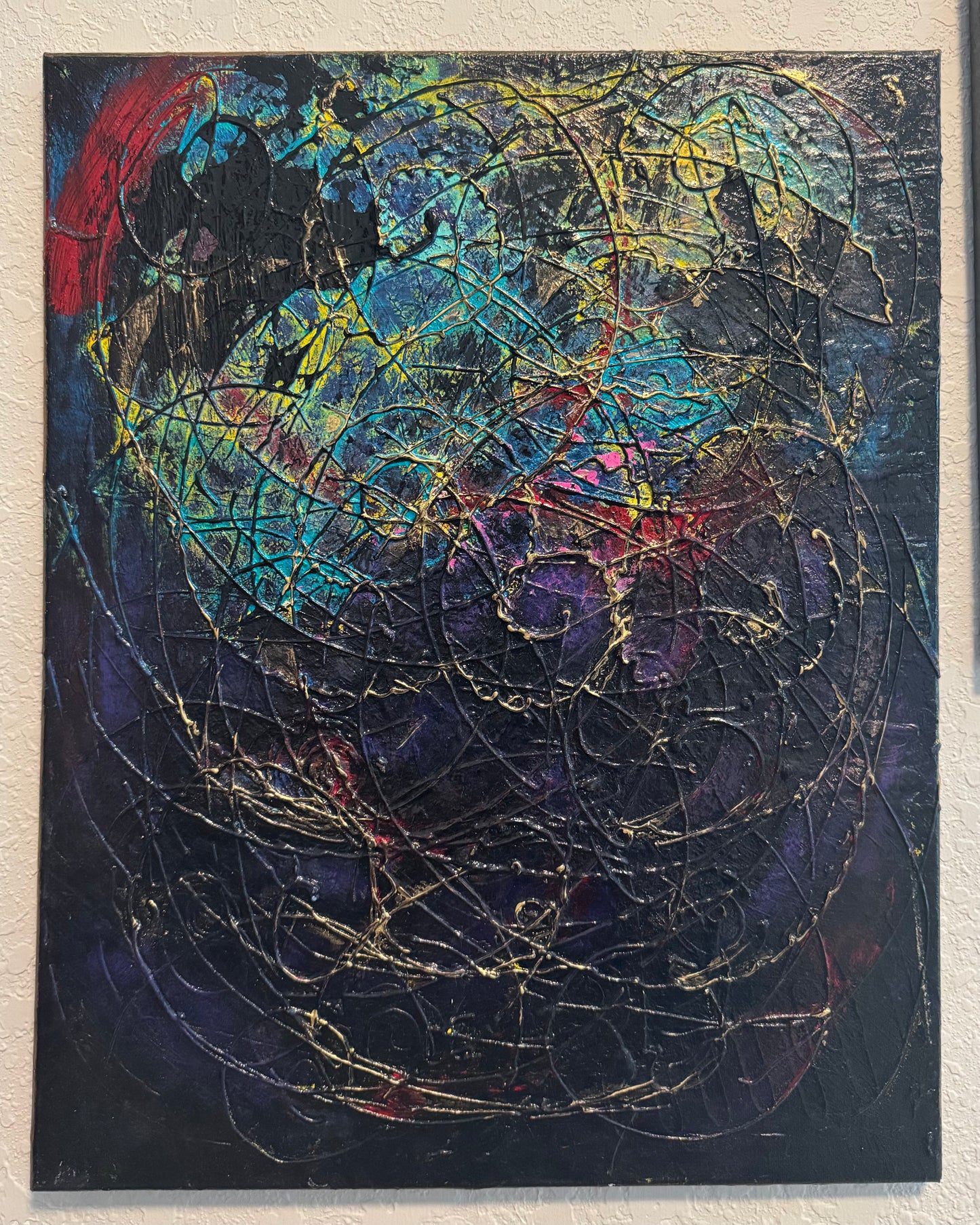 Stained glass abstract