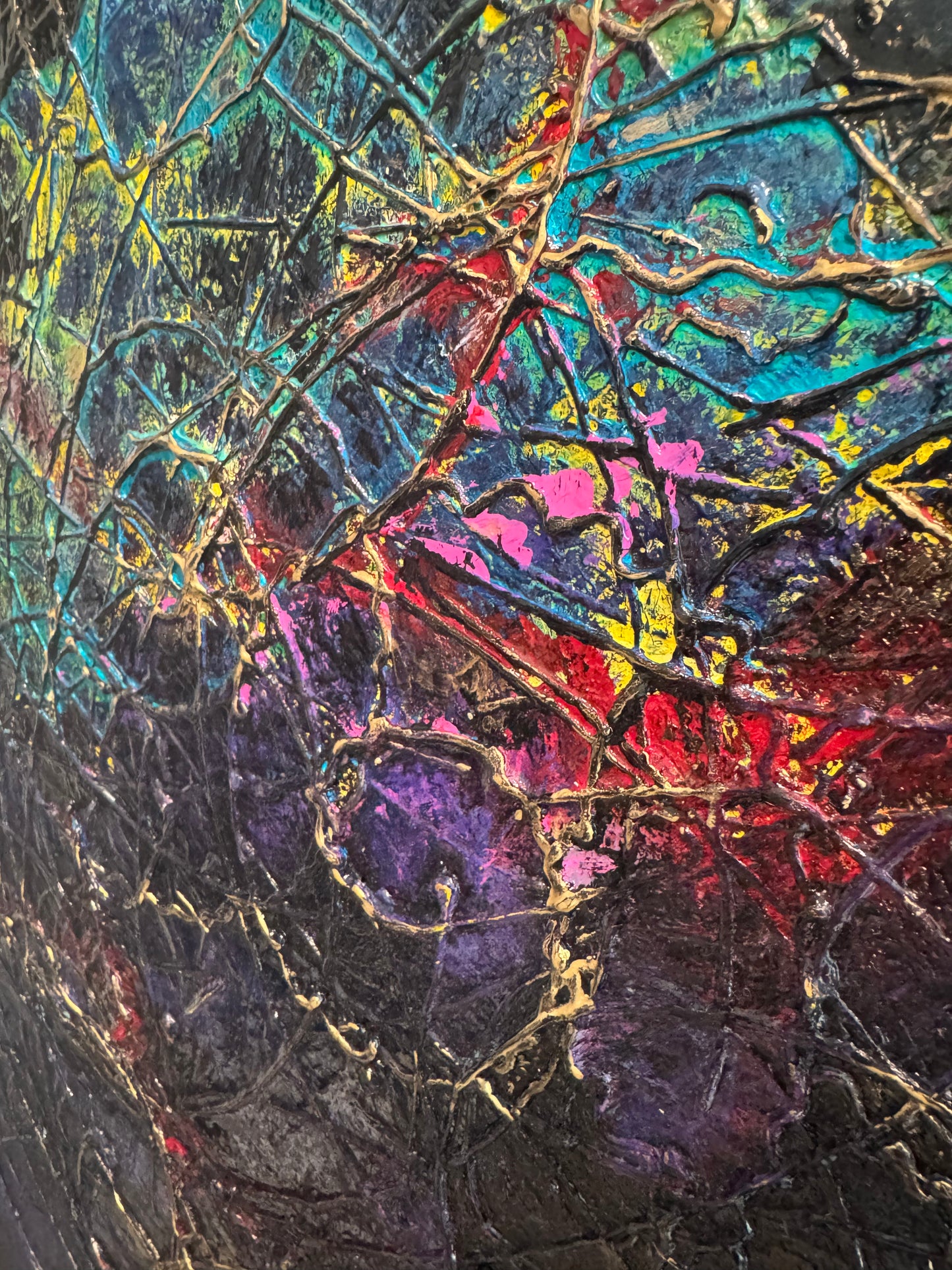 Stained glass abstract