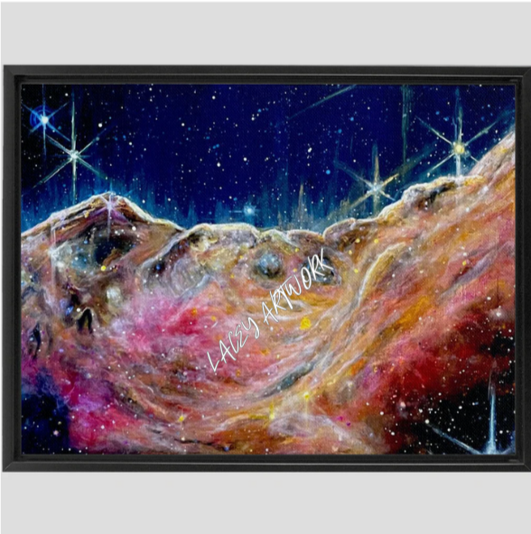Carina Nebula Print on Stretched Canvas- FRAMED