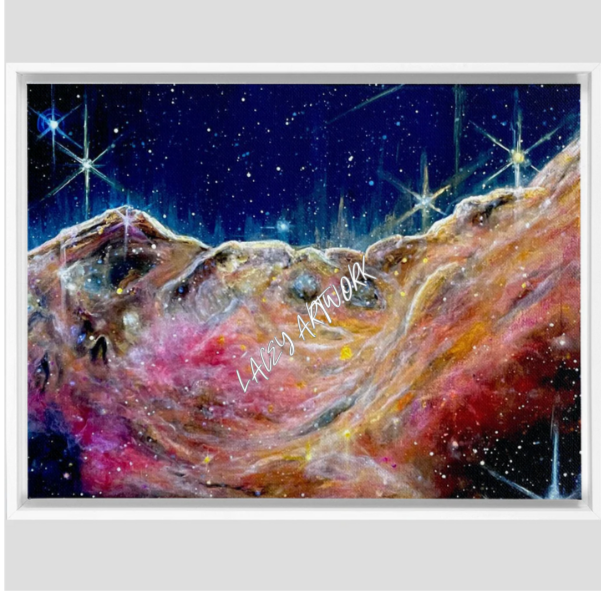 Carina Nebula Print on Stretched Canvas- FRAMED
