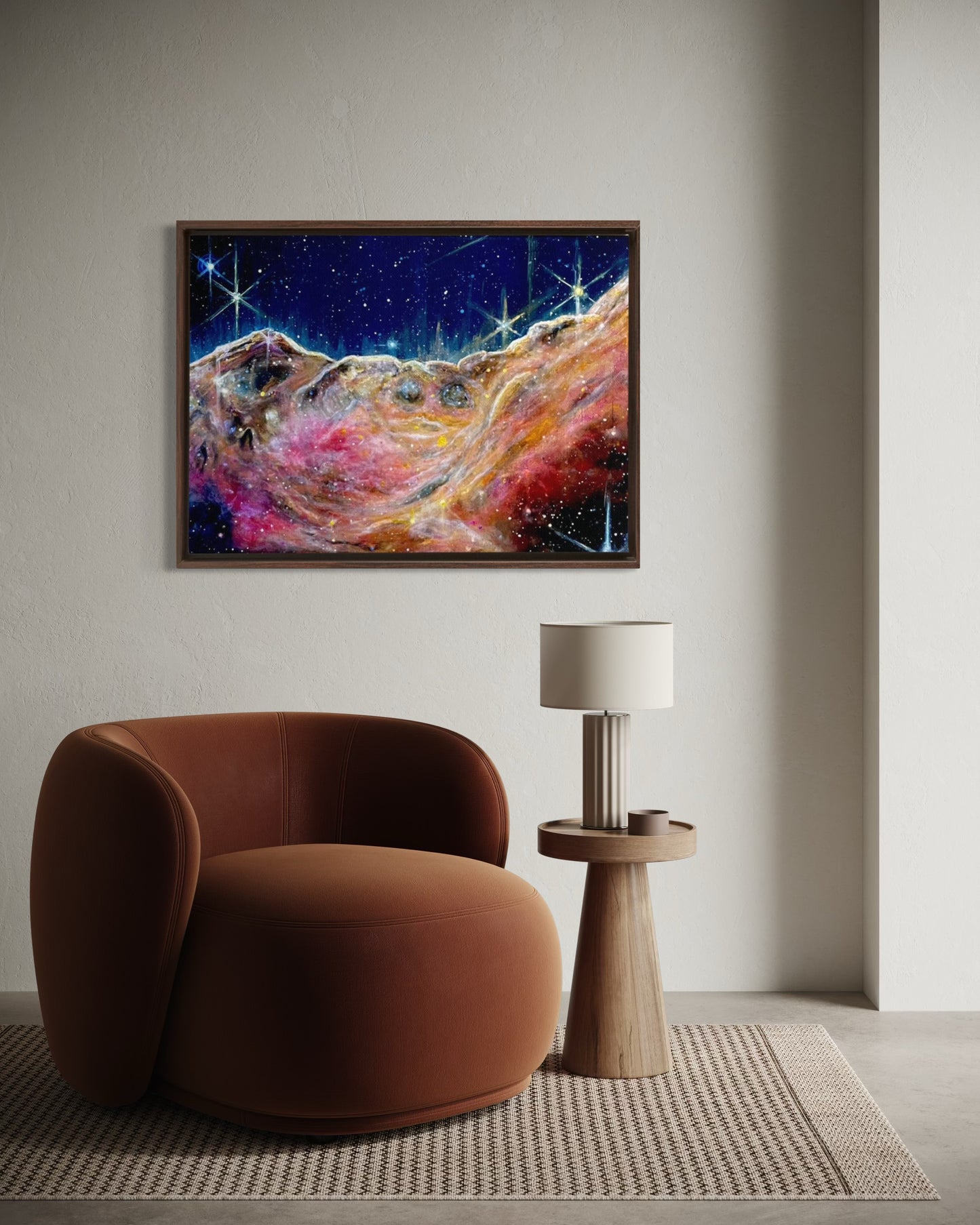Carina Nebula Print on Stretched Canvas- FRAMED
